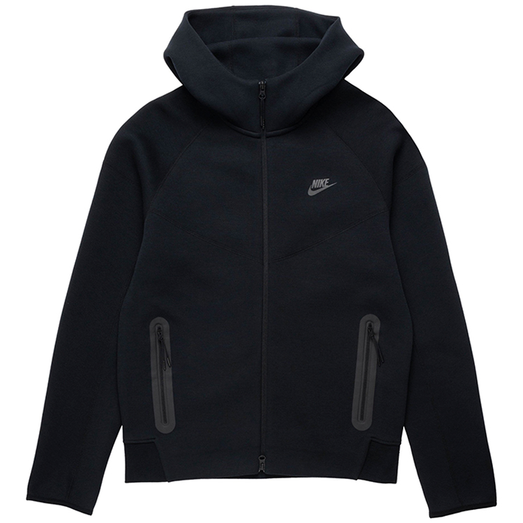 Hanorac pt bărbați Nike M NK TCH FLC FZ WR HOODIE M Negru photo 3