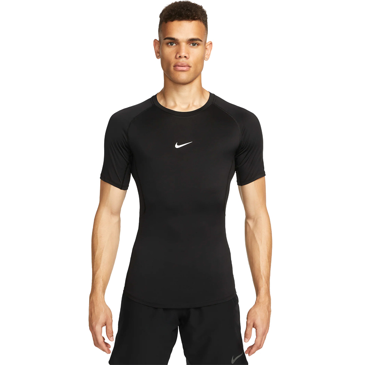 Футболка мужская Nike M NP DF TIGHT TOP SS S Черный photo 2