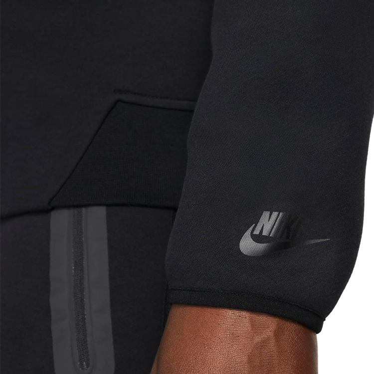 Hanorac pt bărbați Nike M NK TCH FLC HZ TOP 2XL Negru photo 4