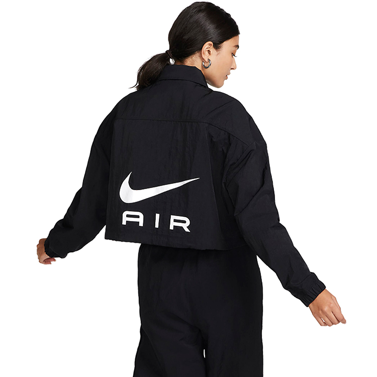 Scurta Nike W NSW AIR WVN MOD CROP JKT S Negru Femei photo 3