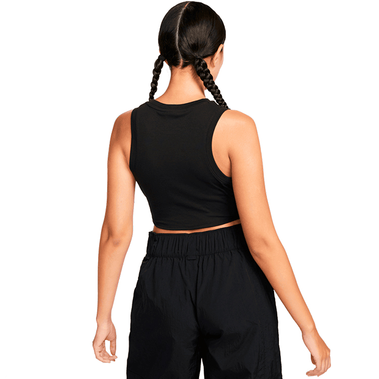 Maiou Nike W NSW ESSNTL RIB CRP TANK L Negru Femei photo 4