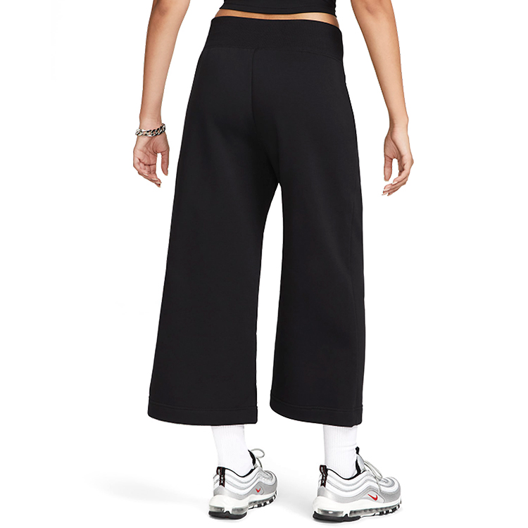Брюки Nike W NSW PHNX FLC HR CROP SWTP S Черный Женский photo 3