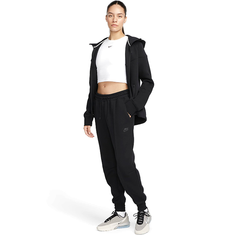 Брюки Nike W NSW TCH FLC MR JGGR M Черный Женский photo 3
