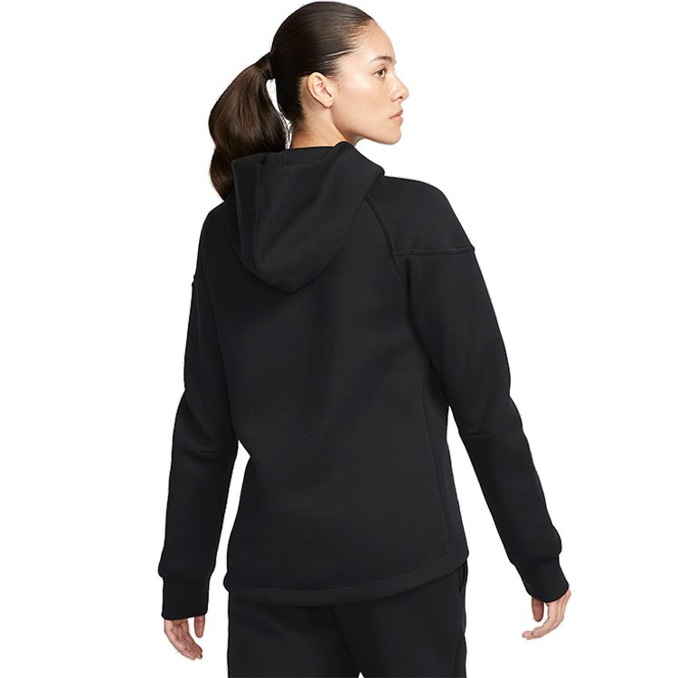 Hanorac Nike W NSW TCH FLC WR FZ HDY XL Negru Femei photo 2