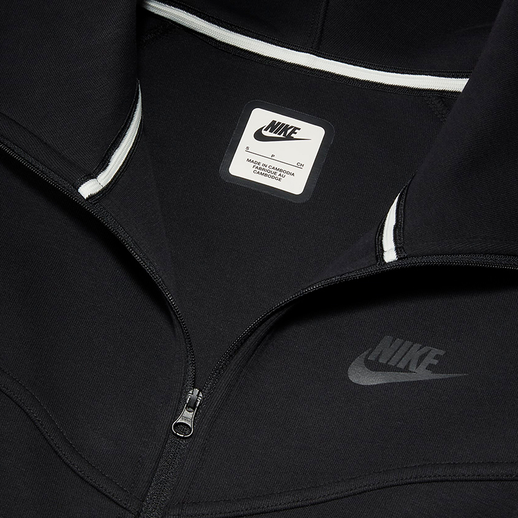 Hanorac Nike W NSW TCH FLC WR FZ HDY XL Negru Femei photo 3