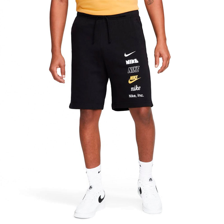 Sorti de bărbați Nike M NK CLUB+ FT SHORT MLOGO S-T Negru photo 4