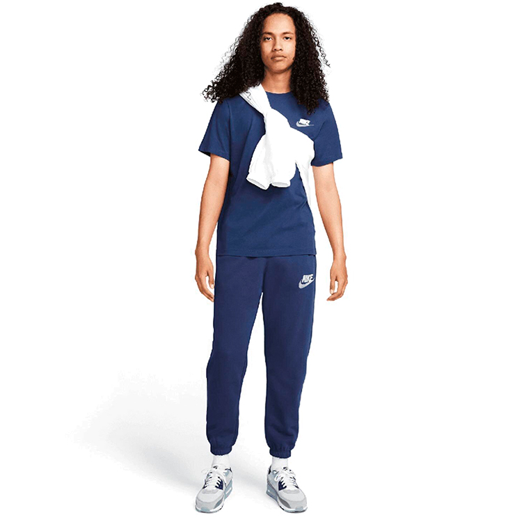 Футболка мужская Nike M NSW TEE CLUB+ LBR S Синий photo 3