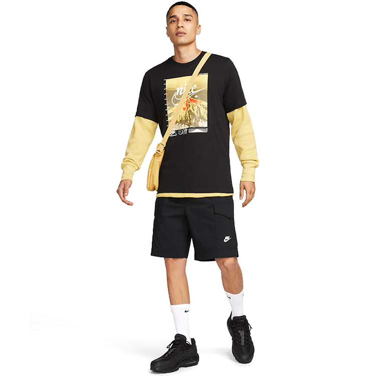 Футболка мужская Nike M NSW TEE OC PK2 L Черный photo 4