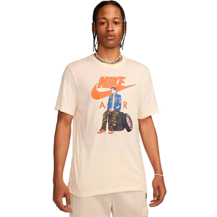Футболка мужская Nike M NSW TEE OC PK4 XS Бежевый photo 2