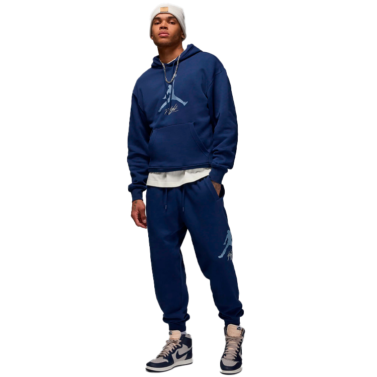 Pantaloni Nike M J ESS FLC BASELINE PANT M Albastru Barbati photo 3