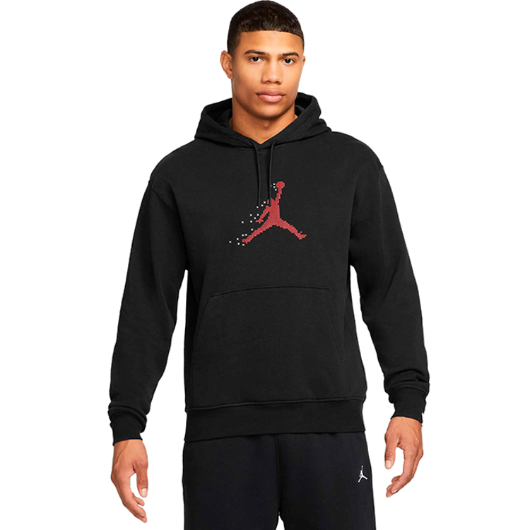 Hanorac pt bărbați Nike M J ESS MMBR HLDY FLC PO HD L Negru photo 3