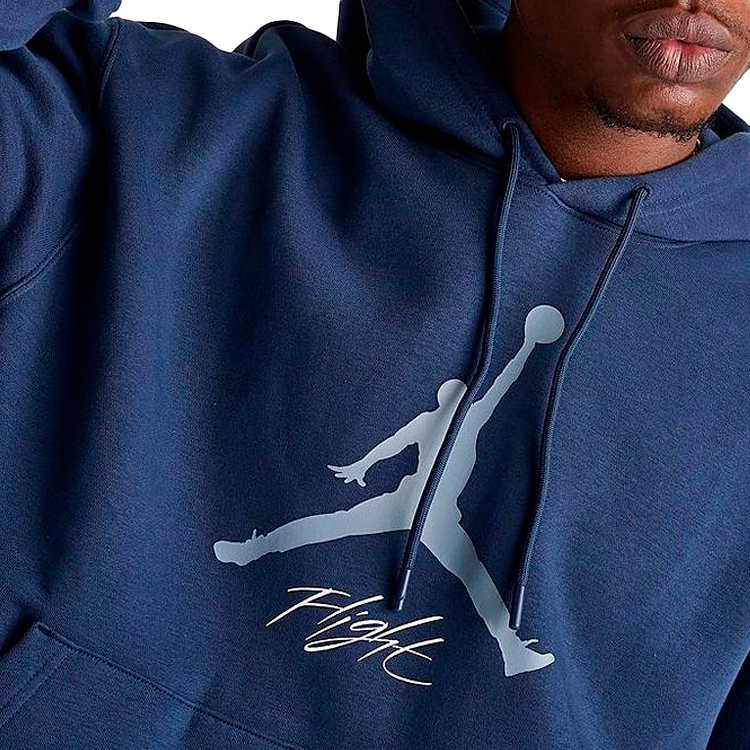 Hanorac pt bărbați Nike M J ESS FLC BASELINE HOODIE S Albastru photo 5