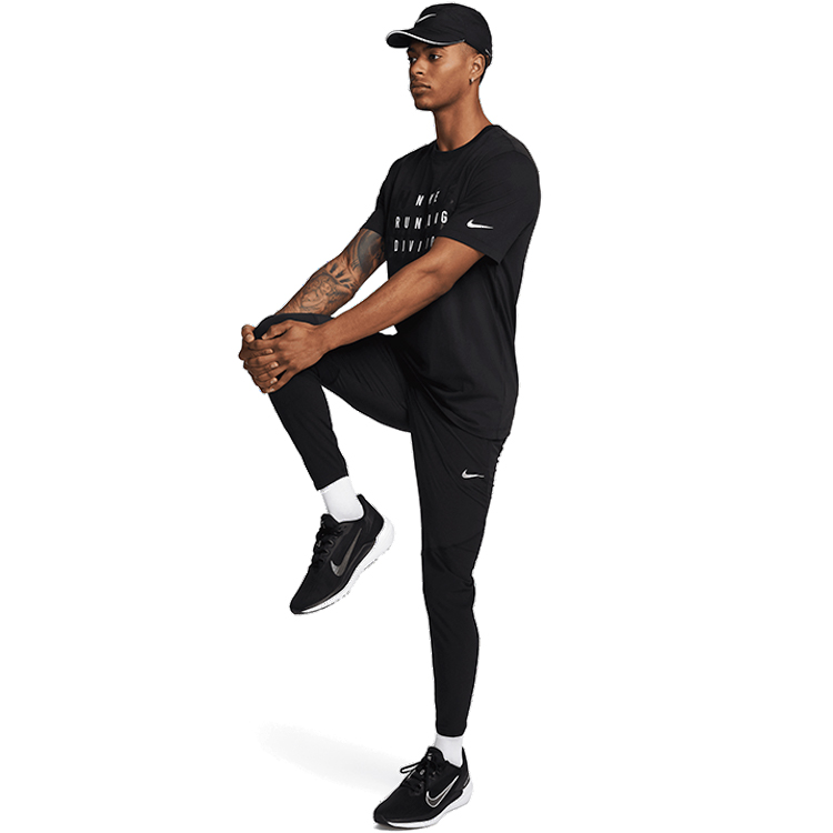 Tricou bărbătesc Nike M NK DF TEE RUN DIVISION XL Negru photo 3