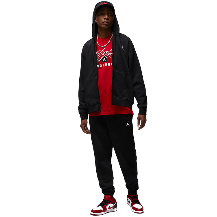 Hanorac pt bărbați Nike M J ESS FLC FZ HOODIE XL Negru photo 4
