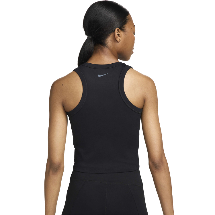 Maiou Nike W NK ONE FITTED DF CROP TANK / Femei / L / Negru photo 2