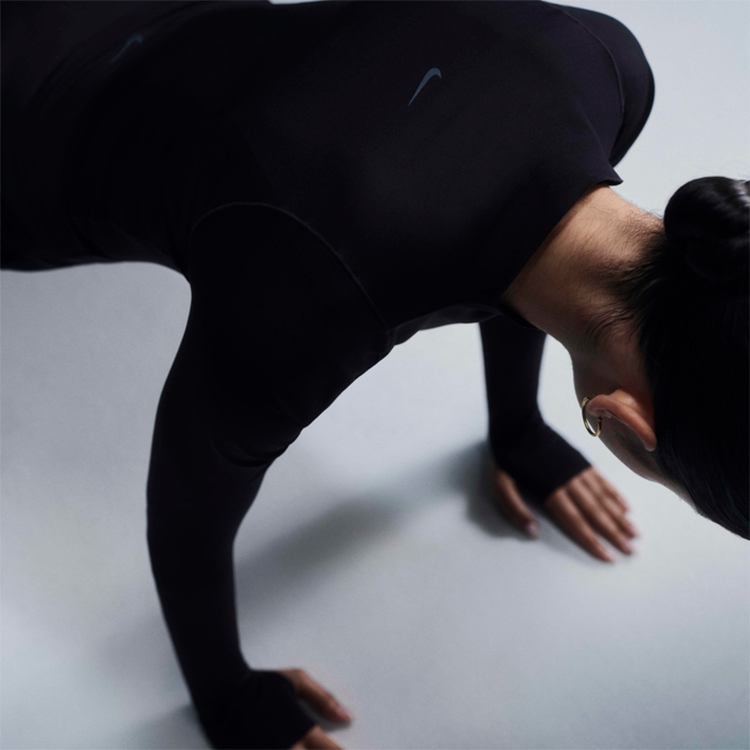 Толстовка Nike W NK INF DF LS TOP / Женский / XXS / Черный photo 3