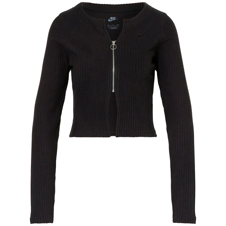 Hanorac Nike W NSW NK CHLL KNT RIB FZ CRDGN S Negru Femei photo 1