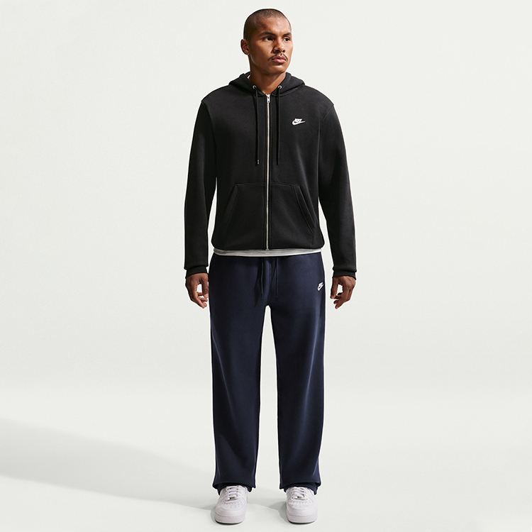 Hanorac pt bărbați Nike M NK CLUB BB FZ HOODIE XXL Negru photo 6