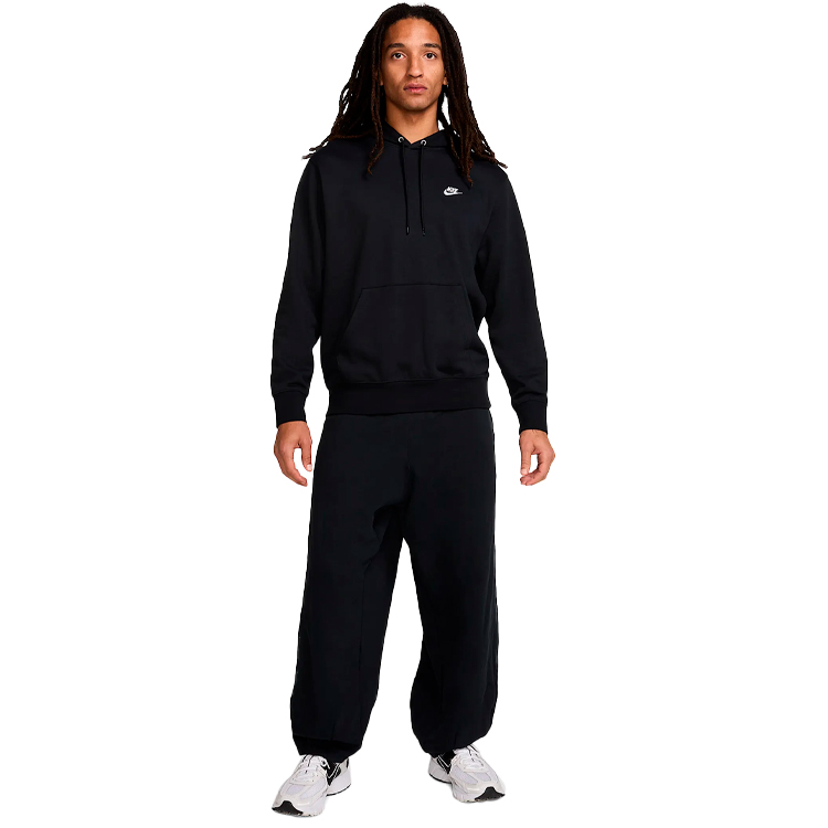 Hanorac pt bărbați Nike M NK CLUB FT PO HOODIE XS Negru photo 3