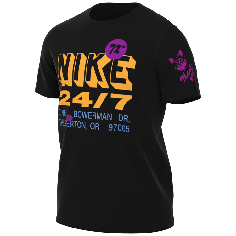 Tricou Nike M NK DF UV HYVERSE SS GFX/Negru photo 5