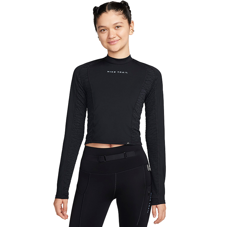 Hanorac Nike W NK TRAIL DF LS TOP / Femei / M / Negru photo 1 Hanorac Nike W NK TRAIL DF LS TOP / Femei / M / Negru photo 1