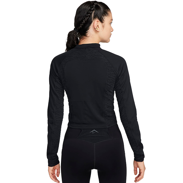 Hanorac Nike W NK TRAIL DF LS TOP / Femei / M / Negru photo 2