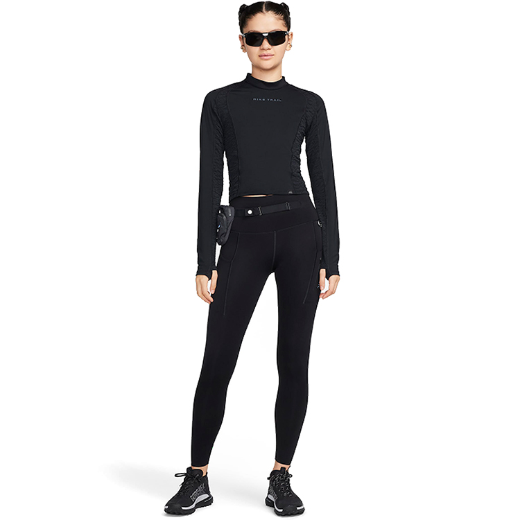Hanorac Nike W NK TRAIL DF LS TOP / Femei / M / Negru photo 3
