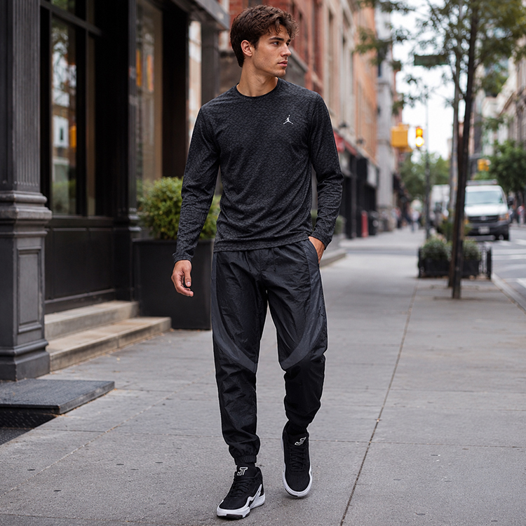 Брюки Nike M J SPRT JAM WARM UP PANT M Черный Мужской photo 4