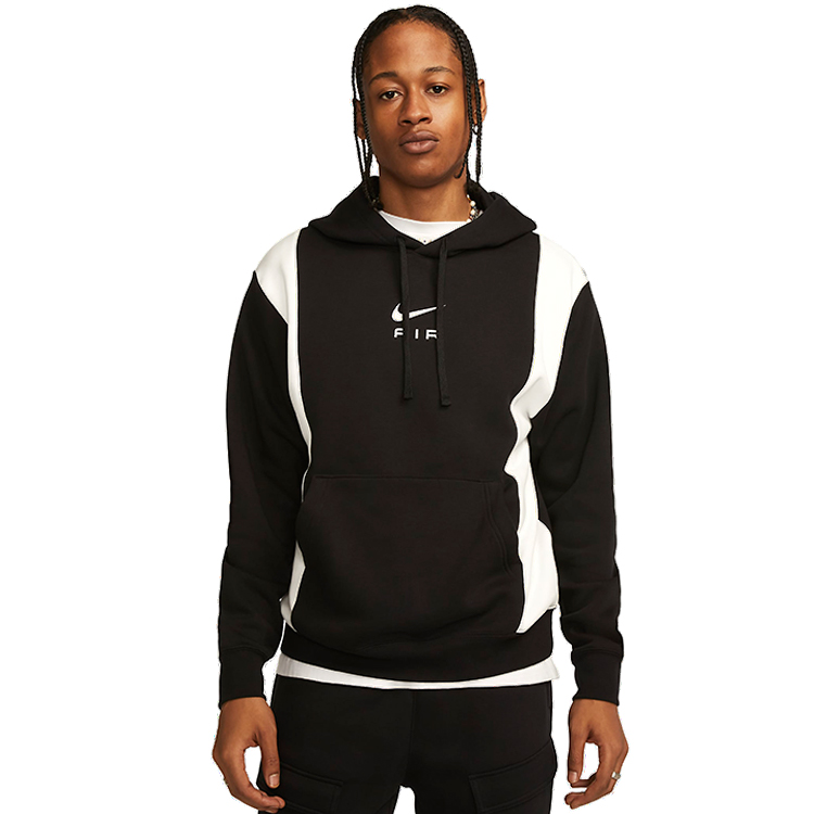 Hanorac pt bărbați Nike M NSW SW AIR PO HOODY FLC BB L Negru photo 4