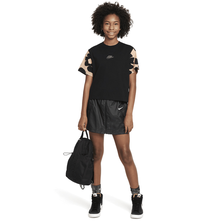 Tricou Nike G NSW TEE BOXY FLORAL / Femei / XL / Negru photo 2