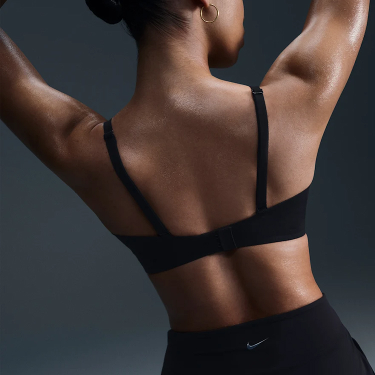 Bra sportive Nike W NK ALATE MINIMALIST LS BRA / Femei / L / Negru photo 5