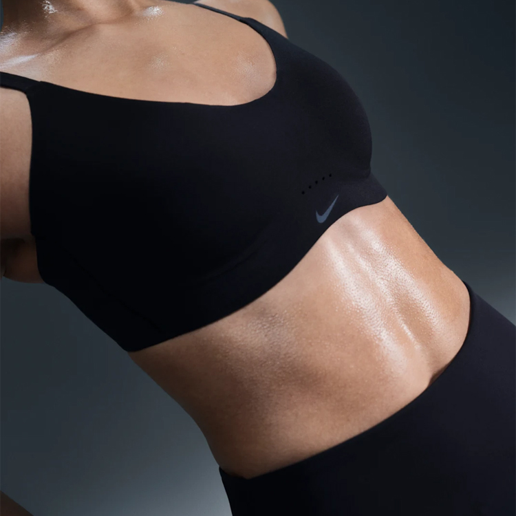 Bra sportive Nike W NK ALATE MINIMALIST LS BRA / Femei / L / Negru photo 8