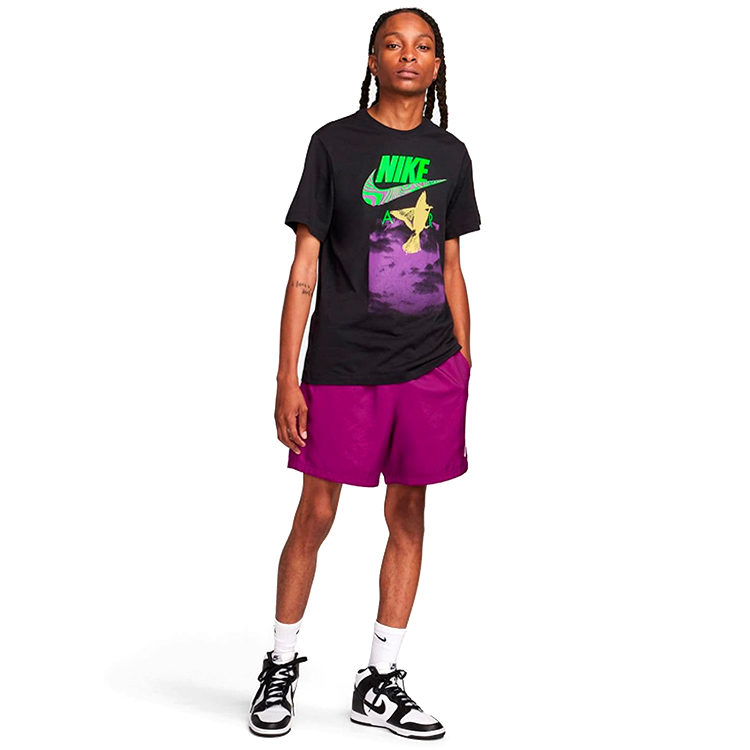 Футболка мужская Nike U NSW TEE BRANDRIFF IN AIR L Черный photo 2