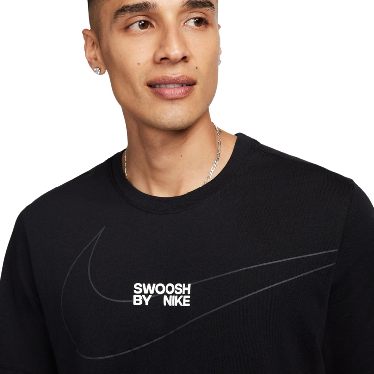 Tricou bărbătesc Nike M NSW TEE LBR BIG SWOOSH S Negru photo 5