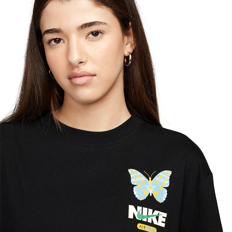 Tricou Nike W NSW TEE OC 2 BF AMD M Negru Femei photo 4