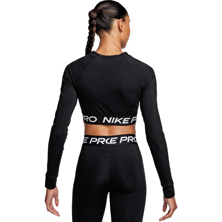 Jacheta Nike PRO DF 365 CROP LS XS Negru Femei photo 4