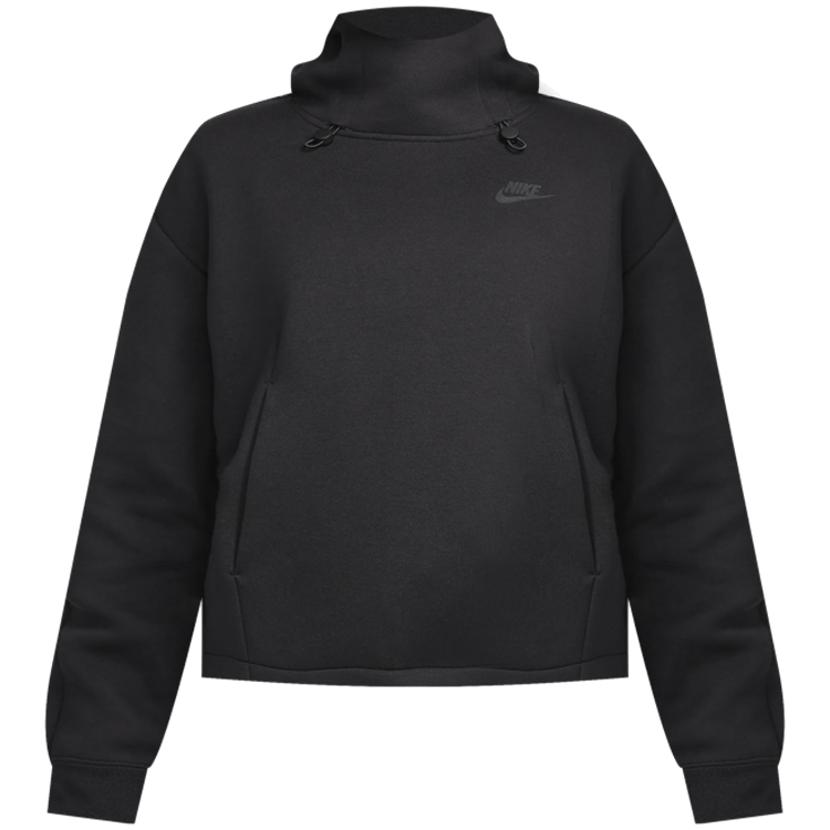Hanorac Nike W NSW TCH FLC OS HDY XS Negru Femei photo 5