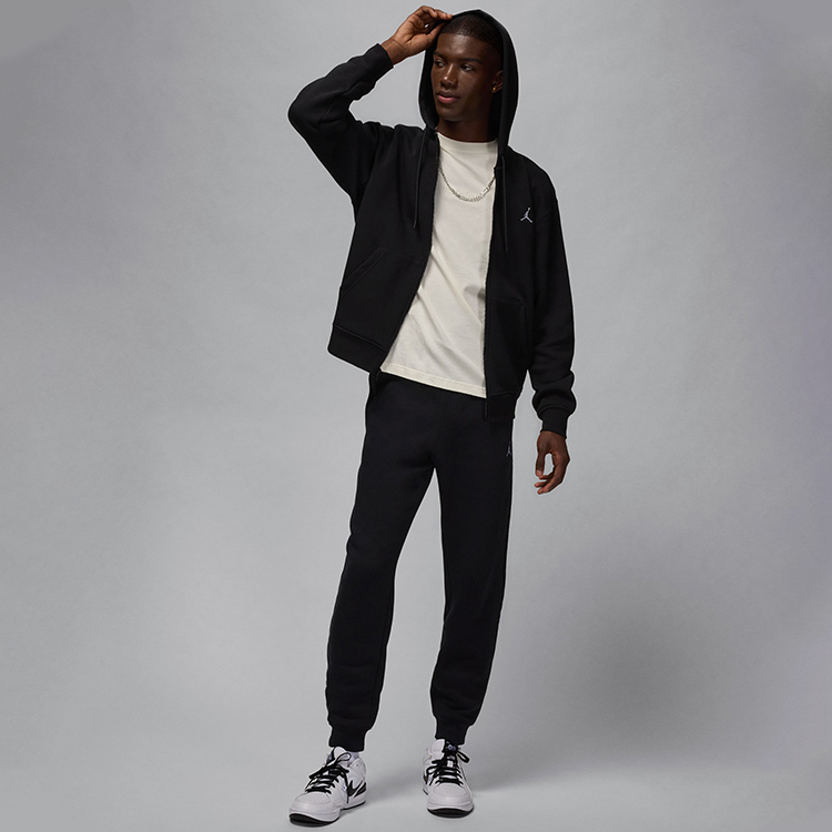Hanorac pt bărbați Nike M J BRKLN FLC FZ XS Negru photo 3