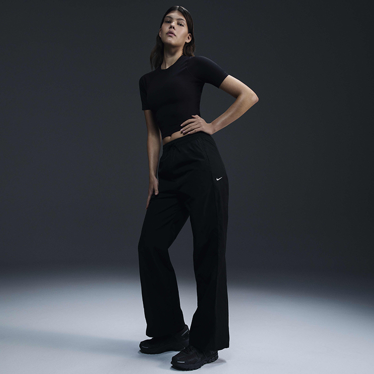 Брюки Nike W NSW NK WR WVN HR OH PANT XS Черный Женский photo 6