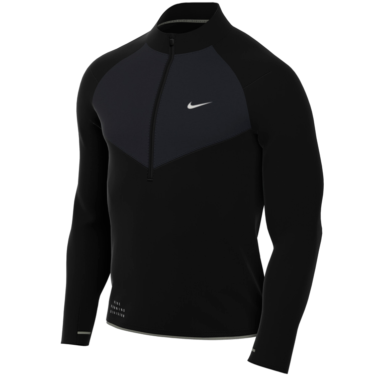 Мужская Толстовка Nike M NK DF RD ELEMENT MIDLAYER HZ M Черный photo 4