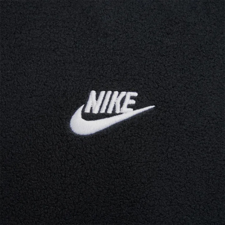 Hanorac pt bărbați Nike M NK CLUB WINTERIZED PO HOODIE S Negru photo 5