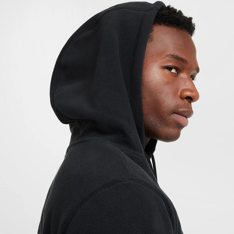 Hanorac pt bărbați Nike M NK CLUB WINTERIZED PO HOODIE S Negru photo 6