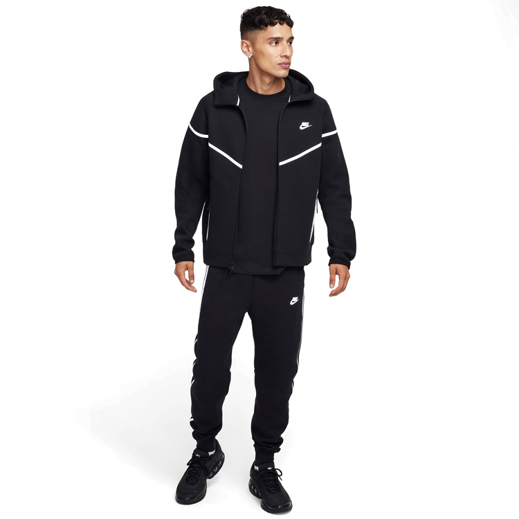 Hanorac pt bărbați Nike M NK TCH SSNL TF+ WR FZ S Negru photo 2
