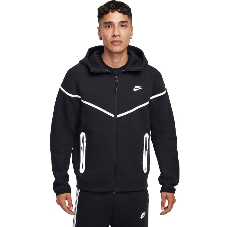 Hanorac pt bărbați Nike M NK TCH SSNL TF+ WR FZ S Negru photo 6