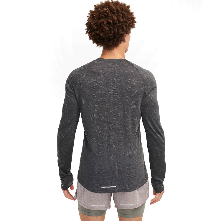 Мужская Толстовка Nike M NK TFADV RUN DIV LS TOP S Серый photo 3
