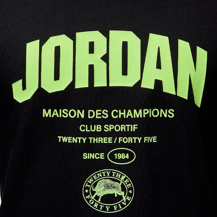 Футболка мужская Nike M J SPRT WM DF SS TEE M Черный photo 2