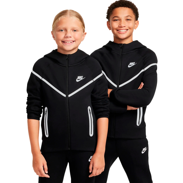 Hanorac Nike B NSW TCH FLC SSNL TF+ WR FZ / Barbati / L / Negru photo 2