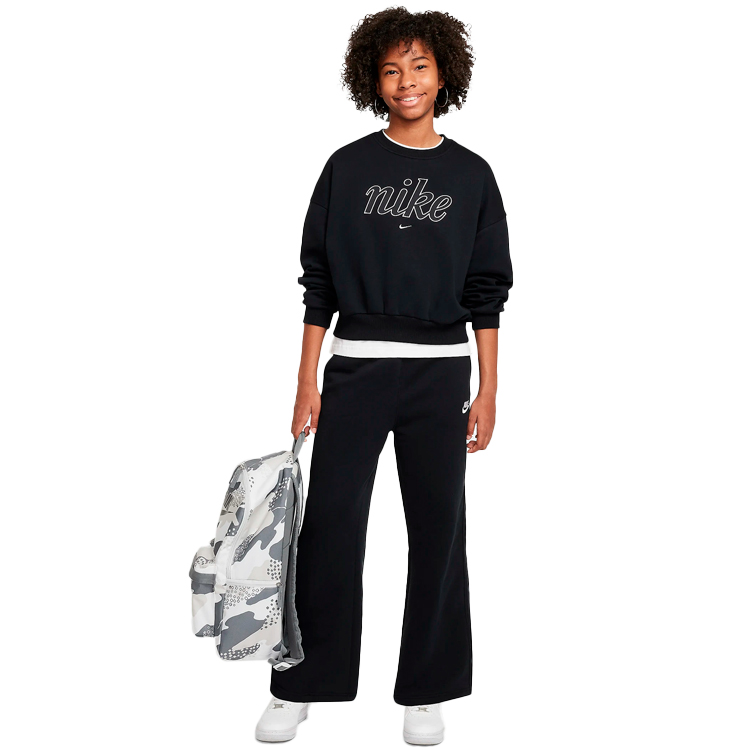 Hanorac Nike G NSW CLUB FLC BXY CRW GX STAR / Femei / M / Negru photo 5
