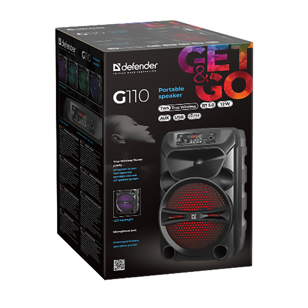 Sistem acustic Defender G110 Negru photo 6