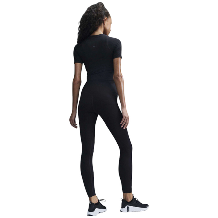 Легинсы Nike W NK DF ZENVY HR 7/8 RIB TGHT / Женский / XS / Черный photo 9